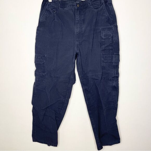 5.11 Tactical Cotton Canvas Pants Fire Navy Blue Police EMT 74251 Size 38/30 - Picture 6 of 6